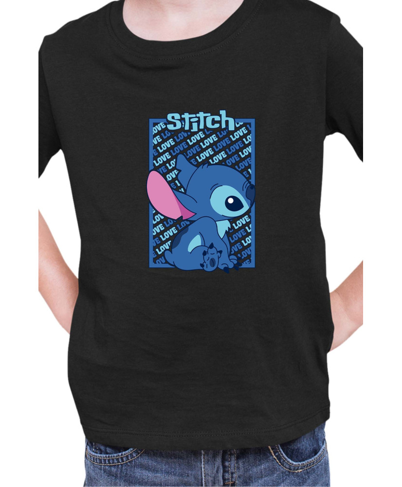 Детска Тениска Lilo And Stitch Stitch Love 03