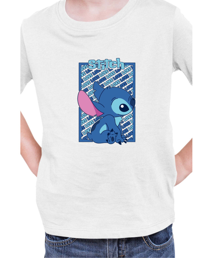 Детска Тениска Lilo And Stitch Stitch Love 03