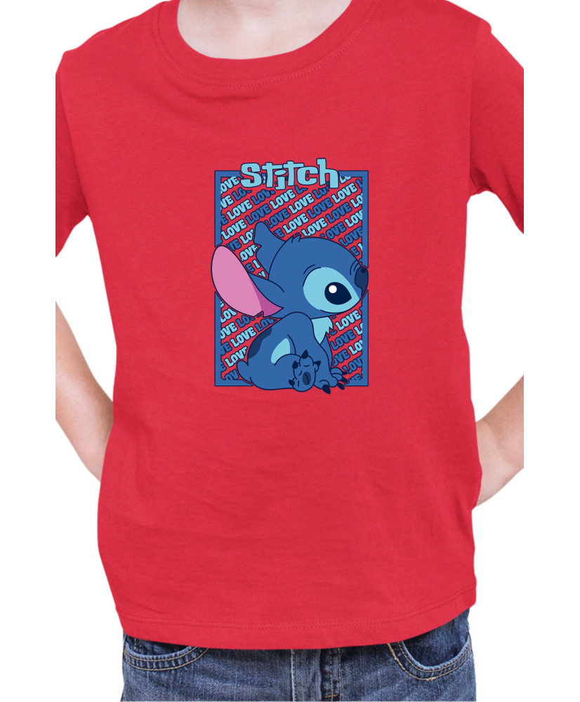 Детска Тениска Lilo And Stitch Stitch Love 03