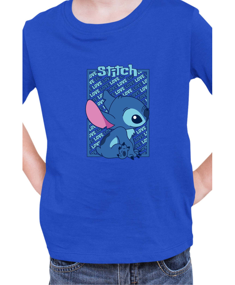 Детска Тениска Lilo And Stitch Stitch Love 03