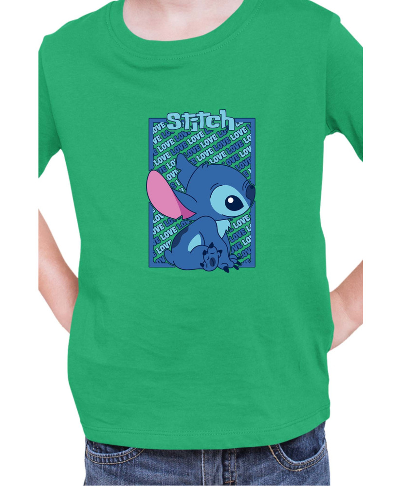 Детска Тениска Lilo And Stitch Stitch Love 03