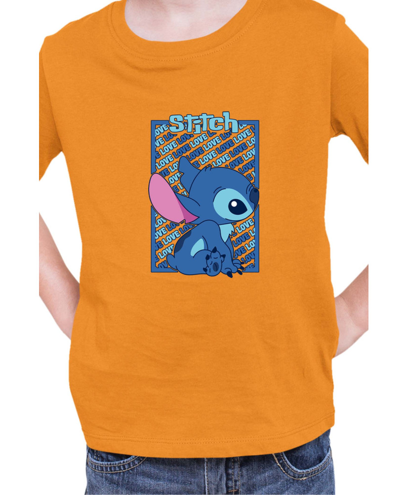 Детска Тениска Lilo And Stitch Stitch Love 03