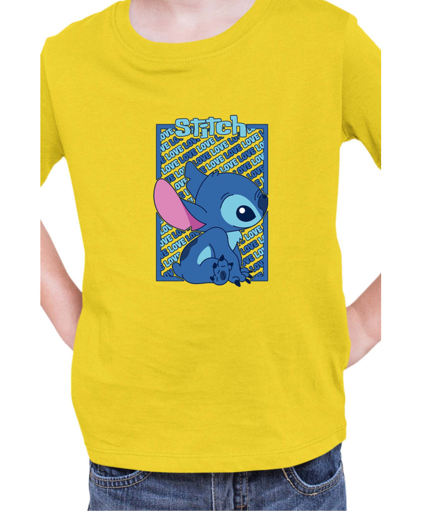 Детска Тениска Lilo And Stitch Stitch Love 03