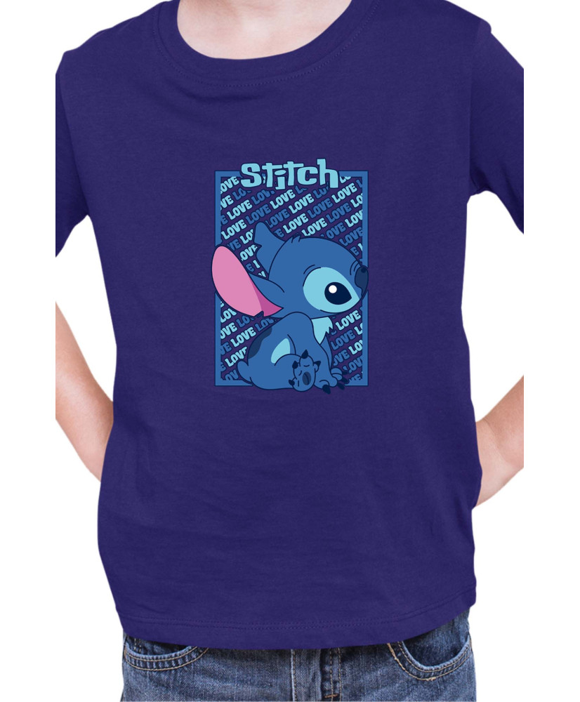 Детска Тениска Lilo And Stitch Stitch Love 03