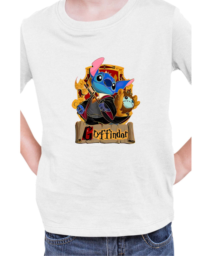 Детска Тениска Lilo And Stitch Stitch Potter Gryffindor