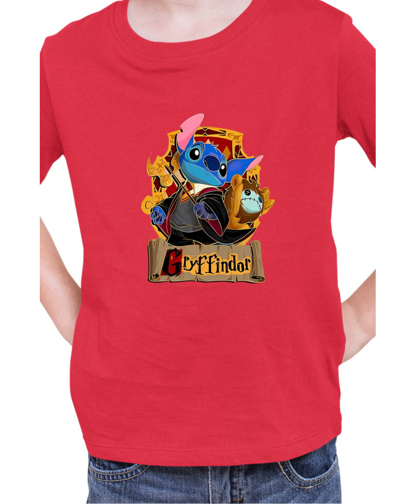 Детска Тениска Lilo And Stitch Stitch Potter Gryffindor