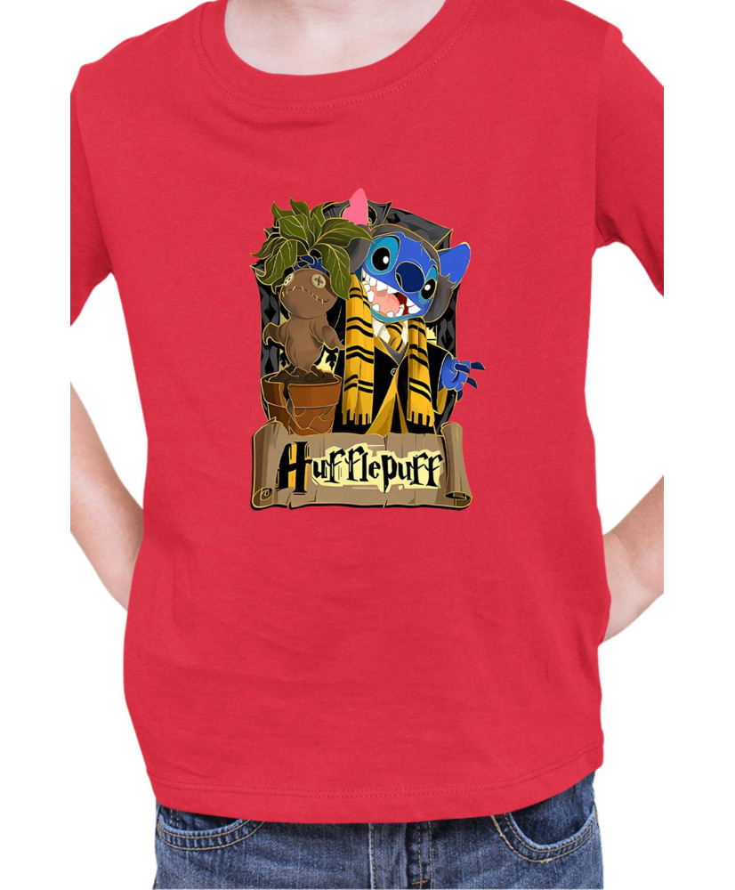 Детска Тениска Lilo And Stitch Stitch Potter Hufflepuff