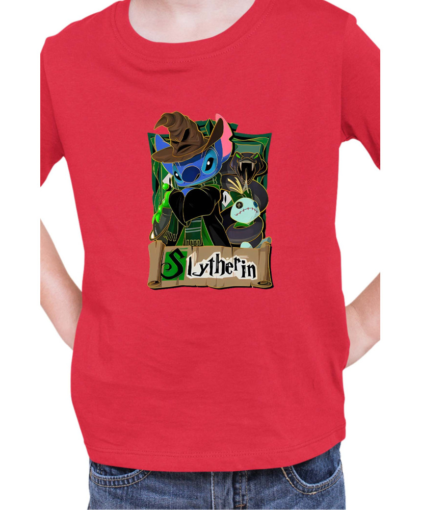 Детска Тениска Lilo And Stitch Stitch Potter Slytherin