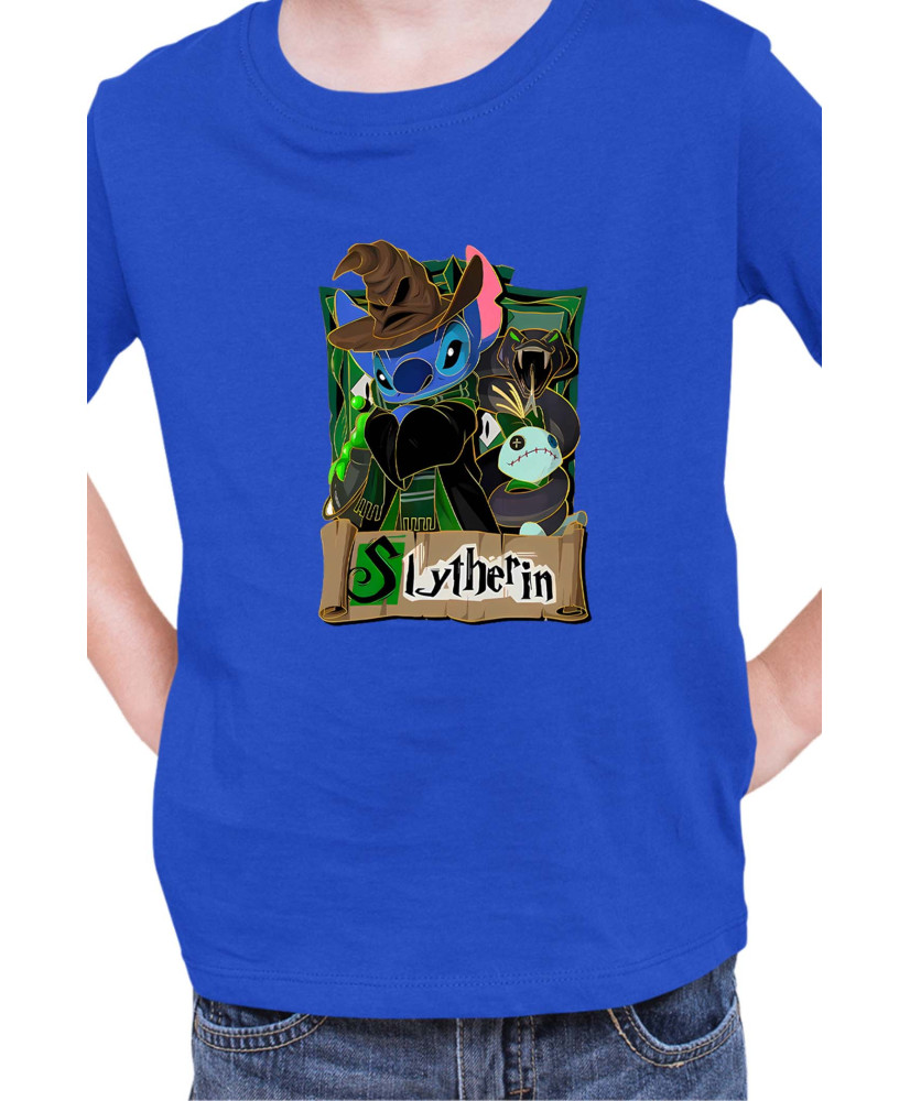 Детска Тениска Lilo And Stitch Stitch Potter Slytherin