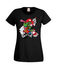 Дамска Тениска Super Mario Mario Cart Zombie 3