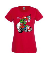 Дамска Тениска Super Mario Mario Cart Zombie 3