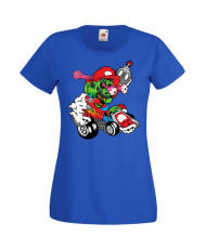 Дамска Тениска Super Mario Mario Cart Zombie 3