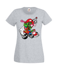 Дамска Тениска Super Mario Mario Cart Zombie 3