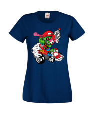 Дамска Тениска Super Mario Mario Cart Zombie 3