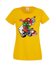 Дамска Тениска Super Mario Mario Cart Zombie 3