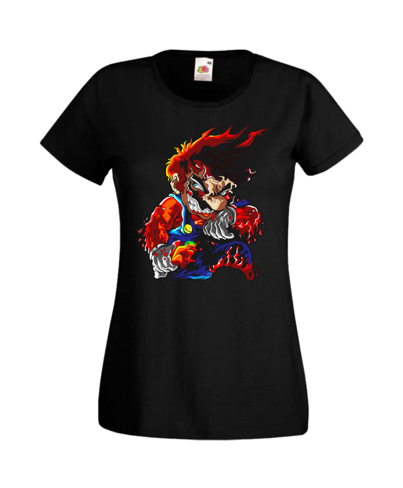 Дамска Тениска Super Mario Mario Flame