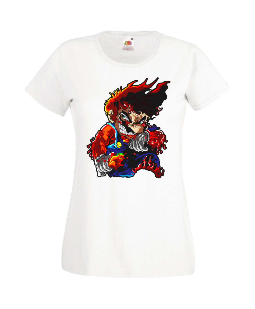 Дамска Тениска Super Mario Mario Flame
