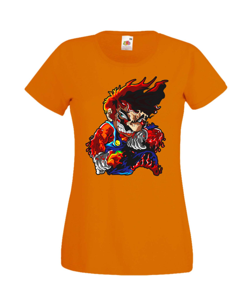 Дамска Тениска Super Mario Mario Flame
