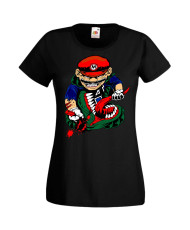 Дамска Тениска Super Mario Mario Vs Monster