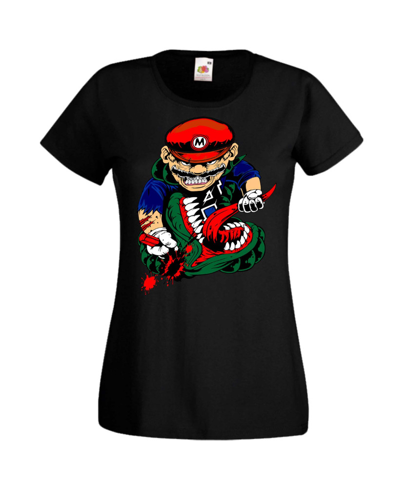 Дамска Тениска Super Mario Mario Vs Monster