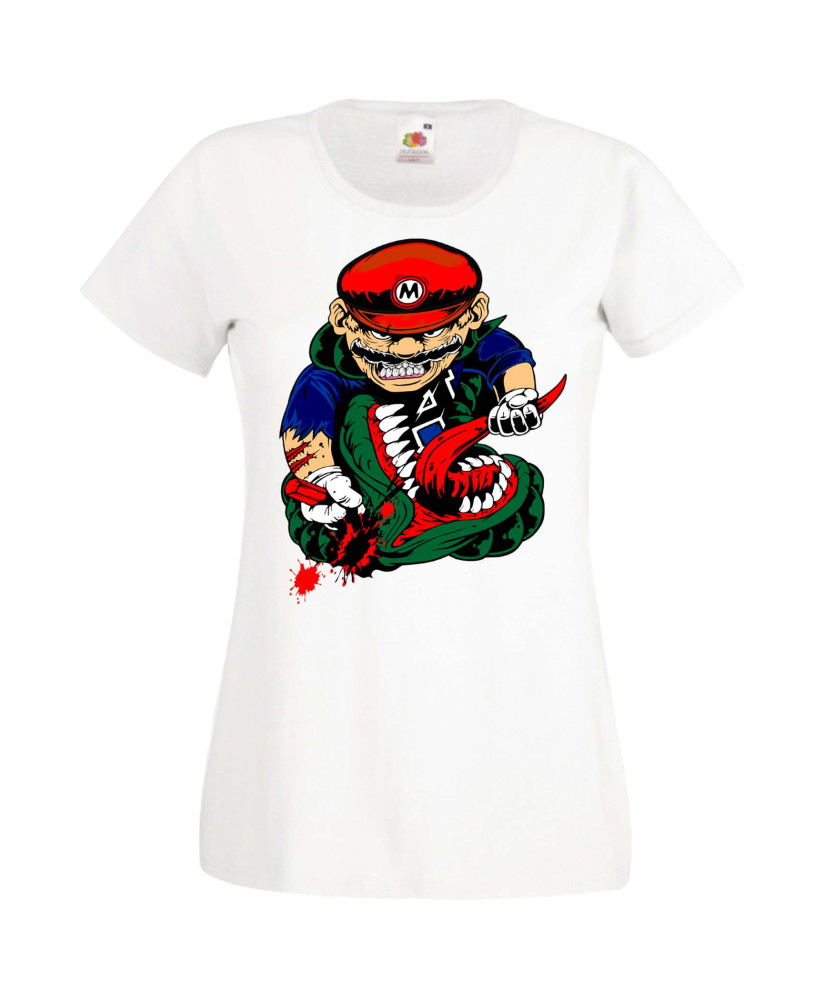 Дамска Тениска Super Mario Mario Vs Monster