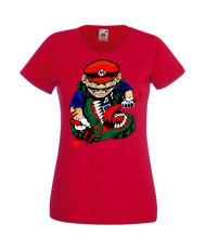 Дамска Тениска Super Mario Mario Vs Monster