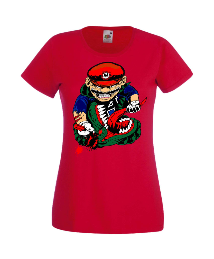 Дамска Тениска Super Mario Mario Vs Monster