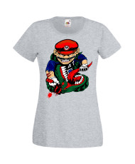 Дамска Тениска Super Mario Mario Vs Monster