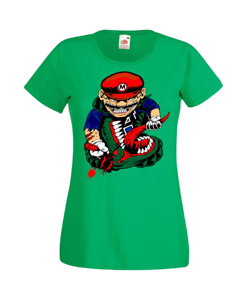 Дамска Тениска Super Mario Mario Vs Monster