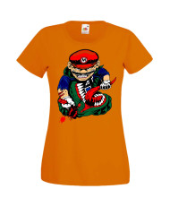 Дамска Тениска Super Mario Mario Vs Monster