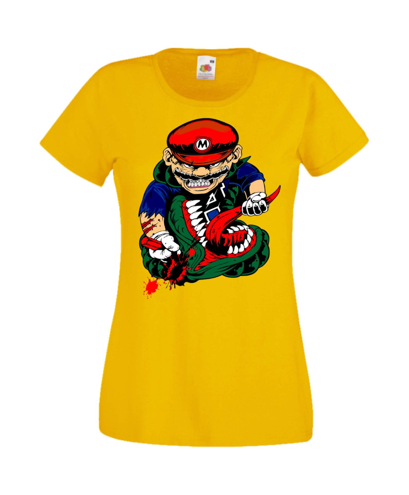 Дамска Тениска Super Mario Mario Vs Monster