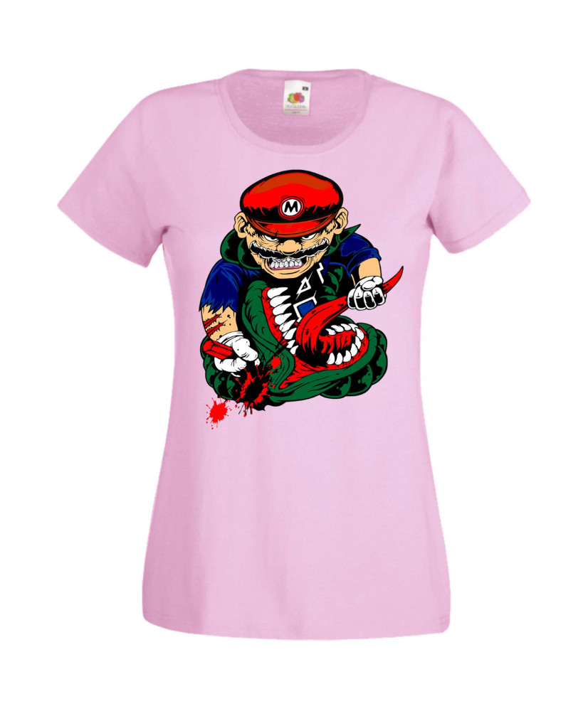 Дамска Тениска Super Mario Mario Vs Monster