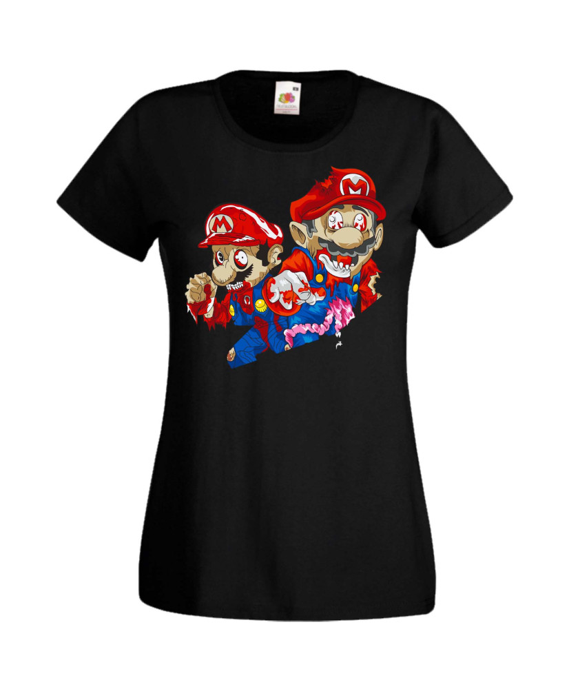 Дамска Тениска Super Mario Mario Zombie 2
