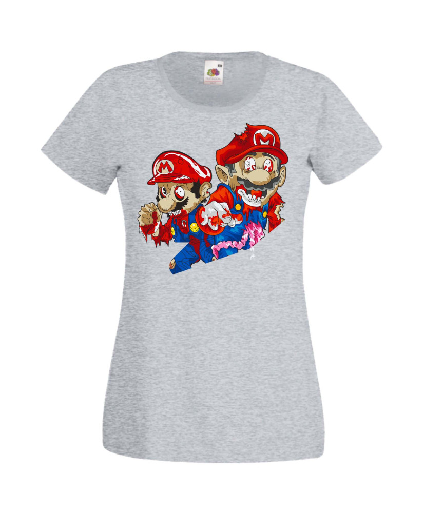 Дамска Тениска Super Mario Mario Zombie 2