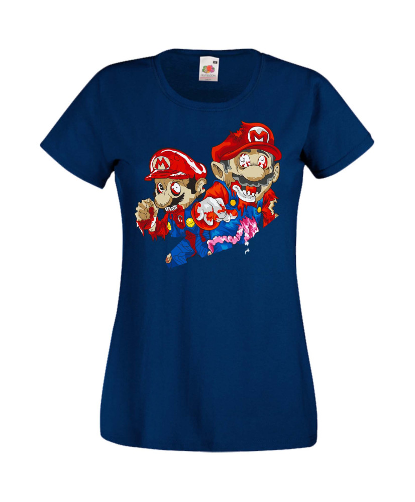 Дамска Тениска Super Mario Mario Zombie 2