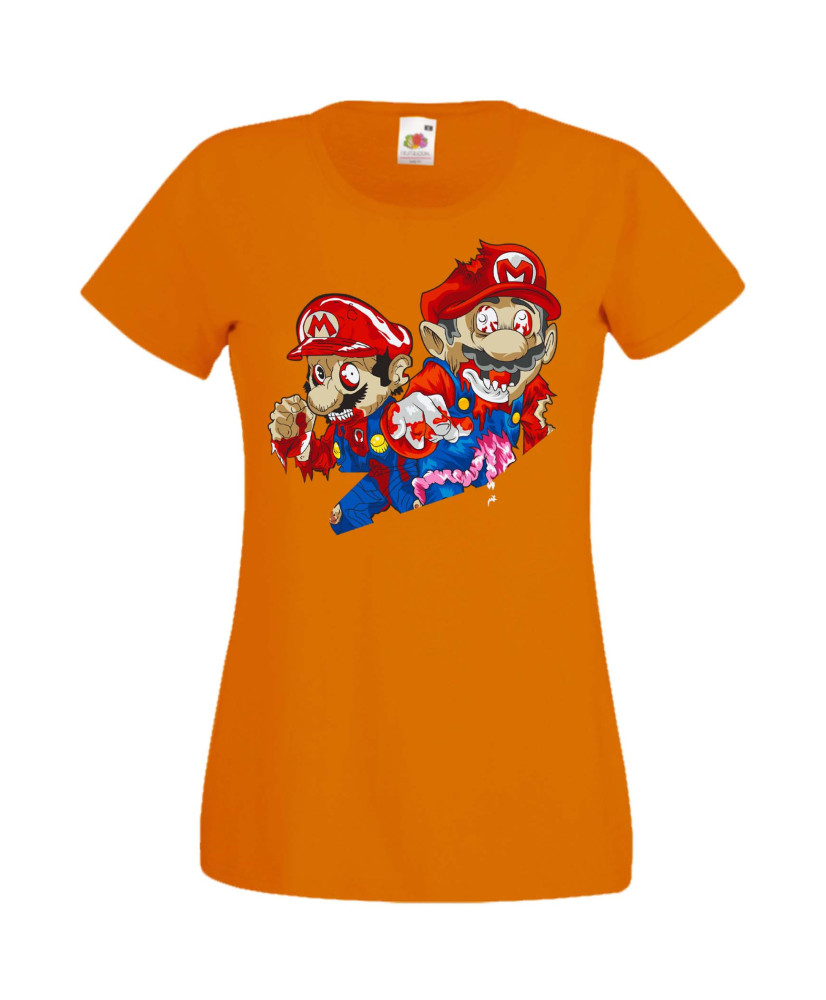 Дамска Тениска Super Mario Mario Zombie 2