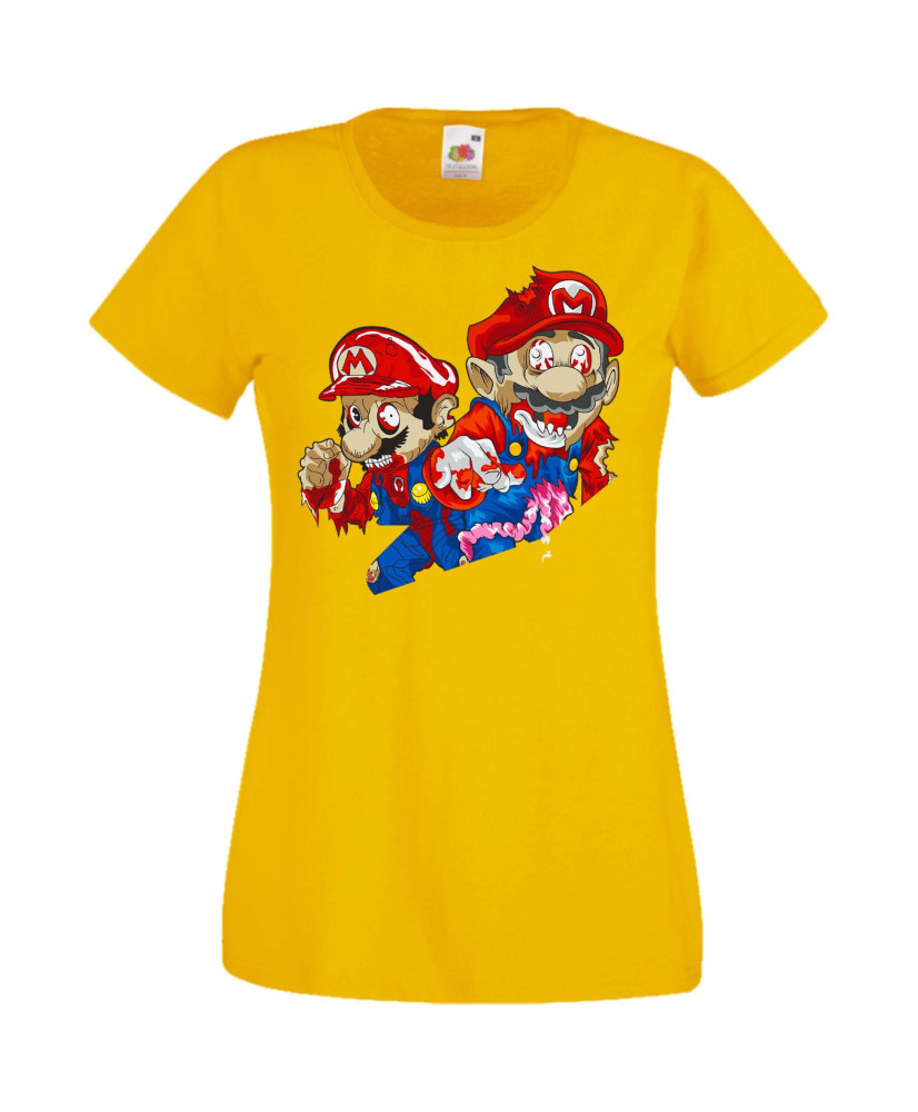 Дамска Тениска Super Mario Mario Zombie 2
