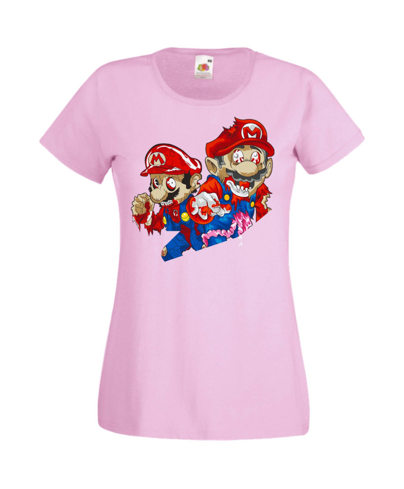 Дамска Тениска Super Mario Mario Zombie 2
