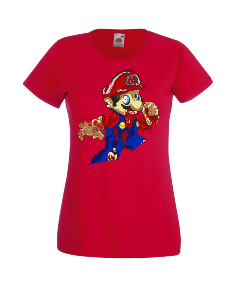 Дамска Тениска Super Mario Mario Zombie 4