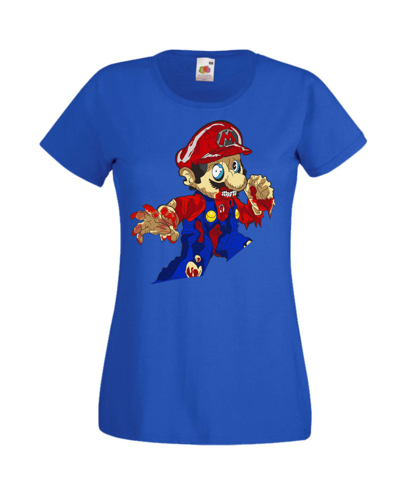 Дамска Тениска Super Mario Mario Zombie 4