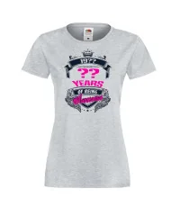 Дамска тениска XX  year of being awsome - pink