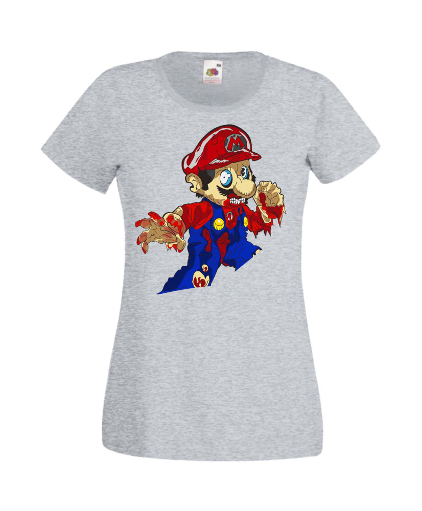 Дамска Тениска Super Mario Mario Zombie 4
