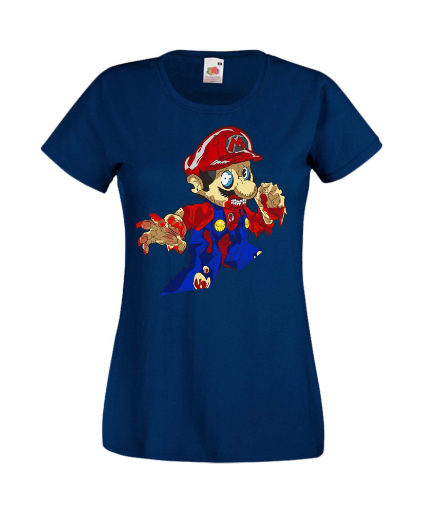 Дамска Тениска Super Mario Mario Zombie 4