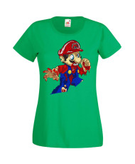 Дамска Тениска Super Mario Mario Zombie 4