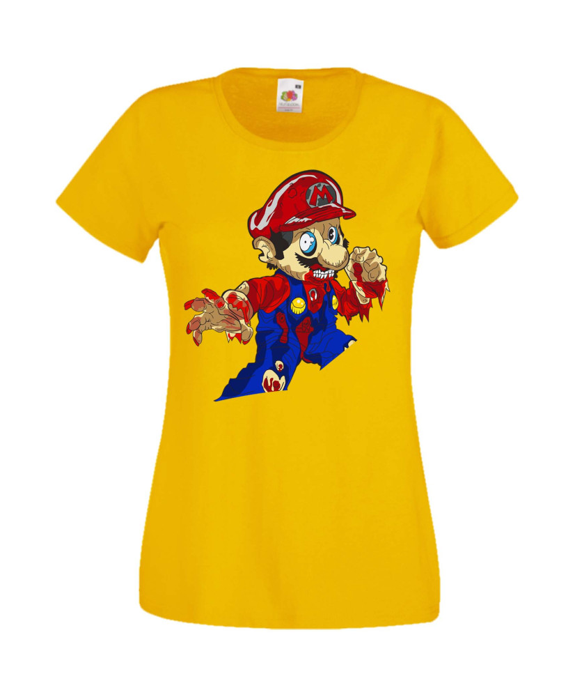 Дамска Тениска Super Mario Mario Zombie 4