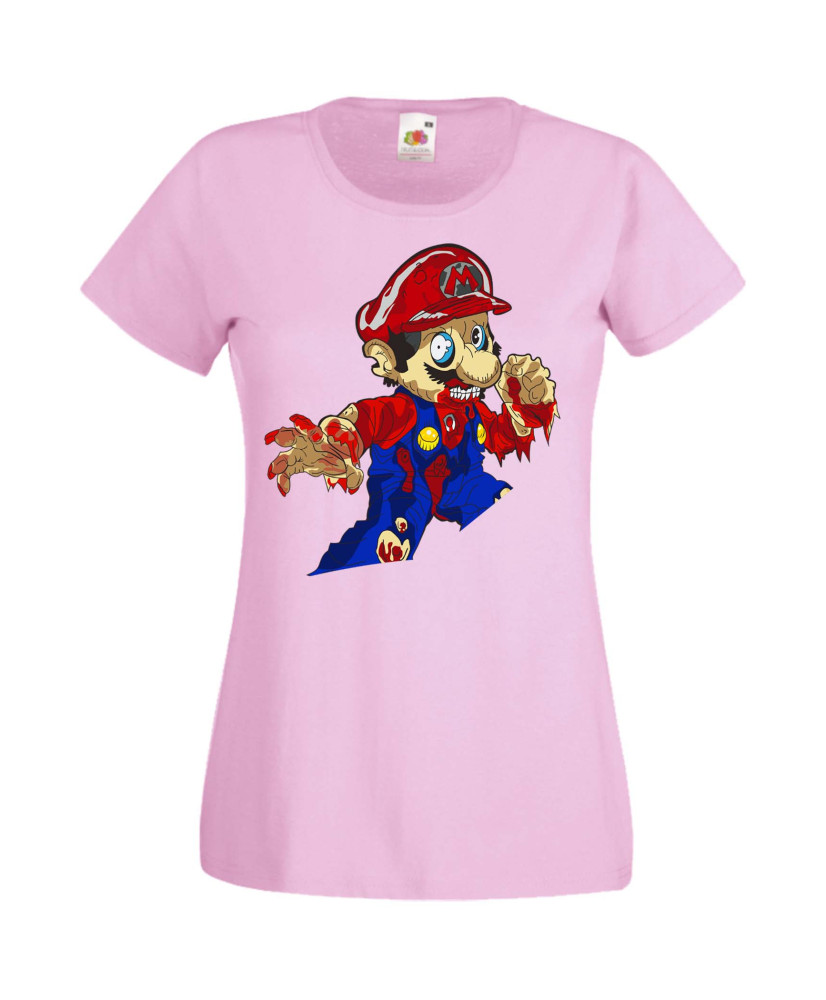 Дамска Тениска Super Mario Mario Zombie 4