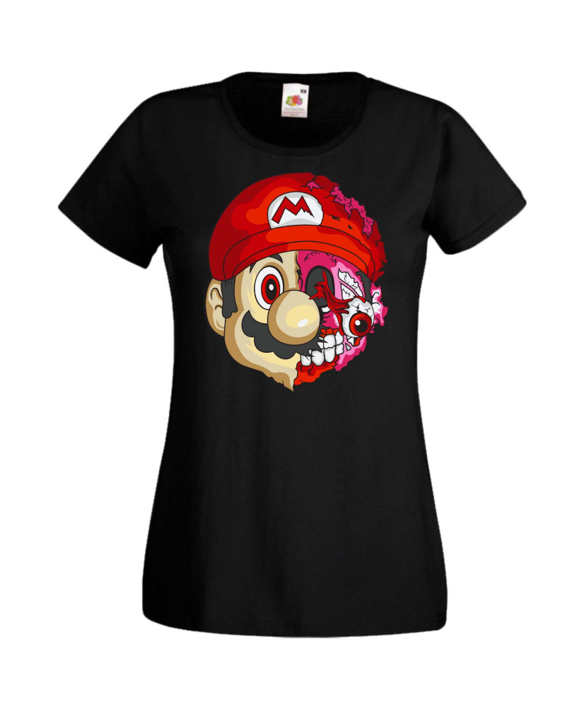 Дамска Тениска Super Mario Mario Zombie 5