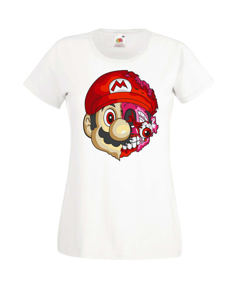 Дамска Тениска Super Mario Mario Zombie 5