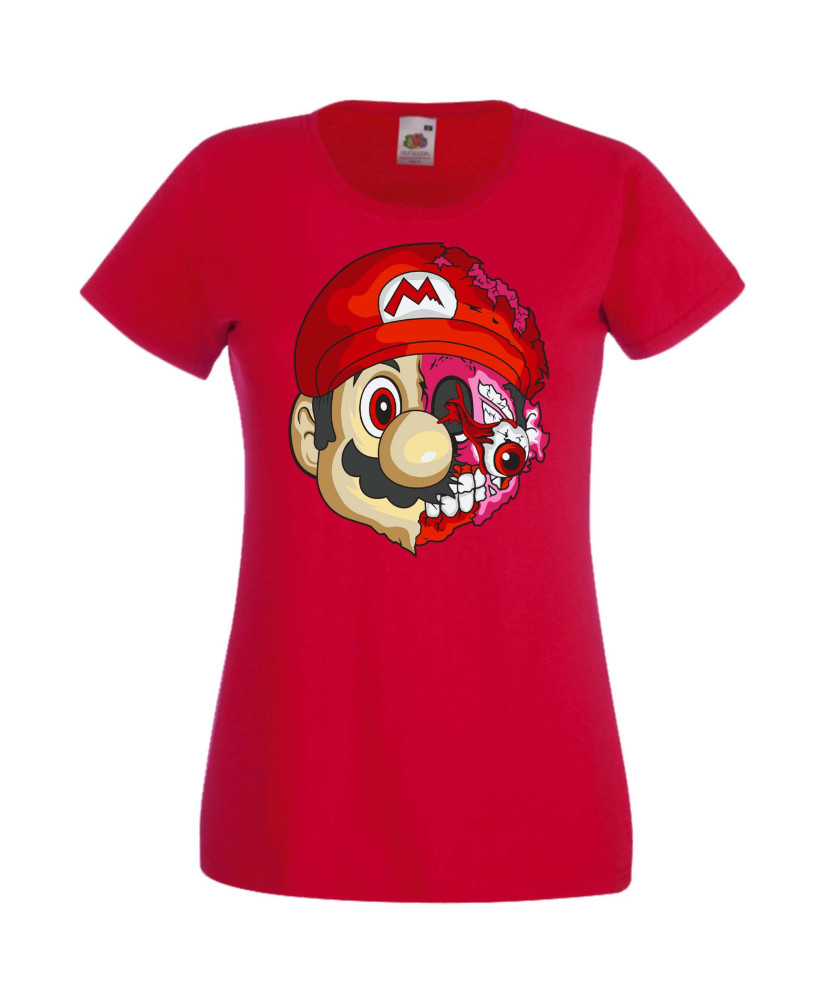 Дамска Тениска Super Mario Mario Zombie 5
