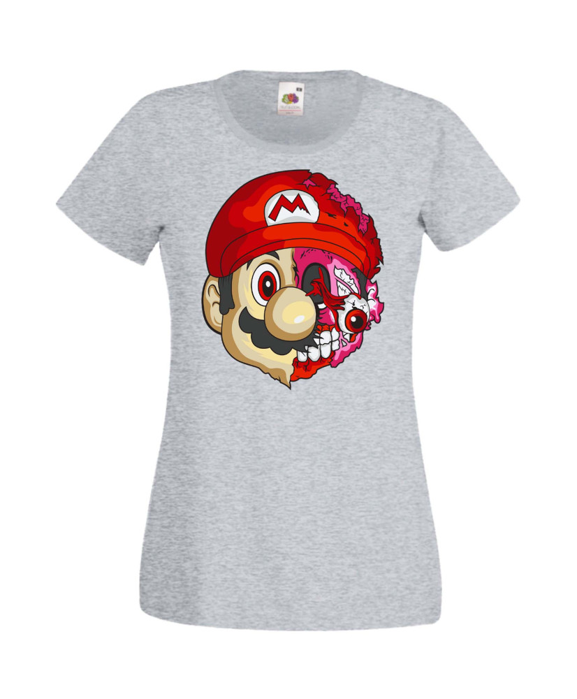 Дамска Тениска Super Mario Mario Zombie 5